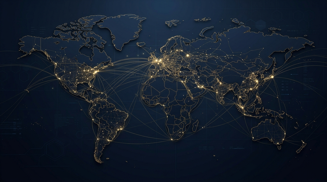 Arabia Indonesia Group Global Reach Map — Connecting Indonesia to Worldwide Markets